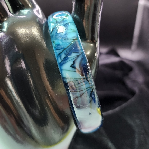 Stained Glass Mystic Night Cuff Fused Bracelet - Picture 5 of 9